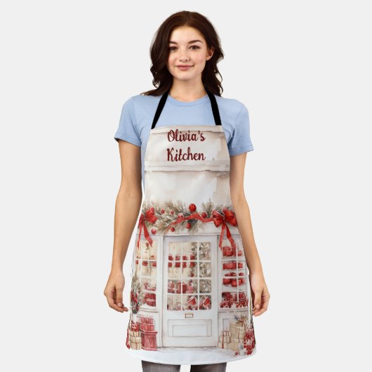 Red Ribbon Bakery Schort (Gedragen)