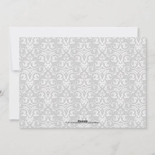 Red Ribbon Bow, 3-Photo Holiday Greeting Card Feestdagenkaart (Achterkant)