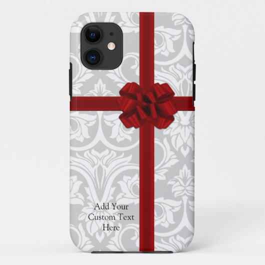 Red Ribbon Bow Case-Mate iPhone Case (Achterkant)