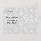 Red Ribbon Bow kerstfoto Feestdagenkaart (Achterkant)