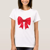 Red Ribbon Bow T-shirt (Voorkant)