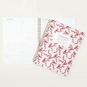 Red Ribbon Coquette Pink Planner (Display)
