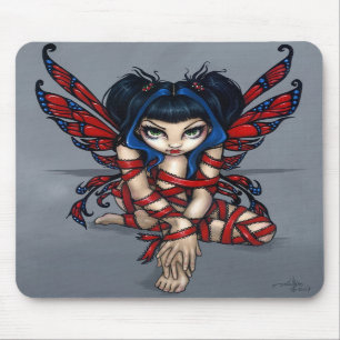 "Red Ribbon Fairy" Mousepad Muismat