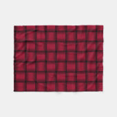 Red Ribbon Fleece Blanket Deken (Voorkant (Horizontaal))