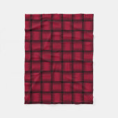 Red Ribbon Fleece Blanket Deken (Voorkant)