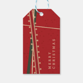 Red Ribbon Gift Label Cadeaulabel