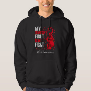 Red Ribbon Grandson Marfan Syndrome bewustzijn Hoodie
