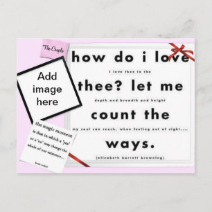 Red Ribbon Hoe hou ik van je? Briefkaart