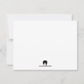 Red Ribbon Holiday Party Invitation Kaart (Achterkant)