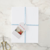 Red Ribbon Holly Thunder_Cove Cadeaulabel (Met Touw)