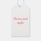 Red Ribbon Holly Thunder_Cove Cadeaulabel (Achterkant)