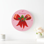 Red Ribbon Holly Thunder_Cove Grote Klok (Huis)