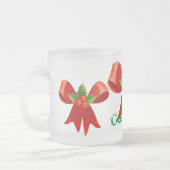 Red Ribbon Holly Thunder_Cove Matglas Koffiemok (Links)