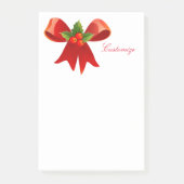 Red Ribbon Holly Thunder_Cove Post-it® Notes (Voorkant)