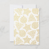 Red Ribbon kerstfeestdag — Fotokaart Kaart (Achterkant)