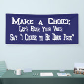 Red Ribbon maakt een schoolbanner Spandoek (Beurs)