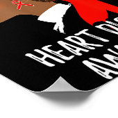 Red Ribbon Month _ National Heart Disease Awarenes Poster (Hoek)