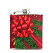 Red Ribbon Mural Flask Heupfles