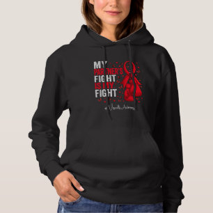 Red Ribbon Partner Vasculitis Awareness Hoodie