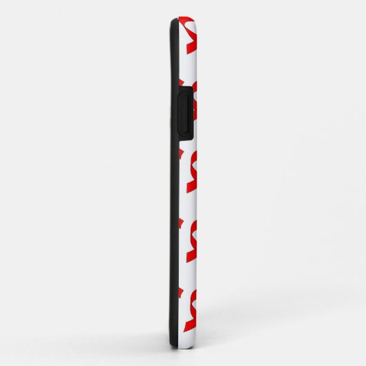 Red Ribbon Pattern Case-Mate iPhone Case (Achterkant/rechts)