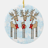 Red Ribbon renDER - AIDS & HIV Keramisch Ornament (Achterkant)