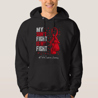 Red Ribbon Son Marfan-syndroom Hoodie