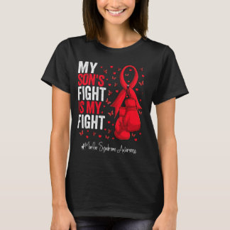 Red Ribbon Son Marfan-syndroom T-shirt