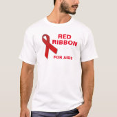 Red Ribbon T-shirt for AIDS (Voorkant)