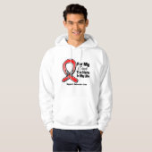Red Ribbon voor mijn vader Hoodie (Voorkant volledig)