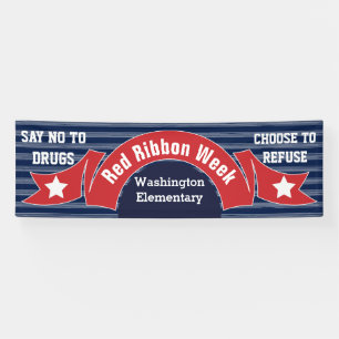 Red Ribbon Week - Drugvrij Banner