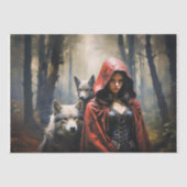 Red Riding Hood and the Silent Wolves Decoupage Tissuepapier (Voorkant)