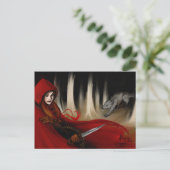 Red Riding Hood Briefkaart (Staand voorkant)