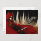 Red Riding Hood Briefkaart (Voorkant / Achterkant)
