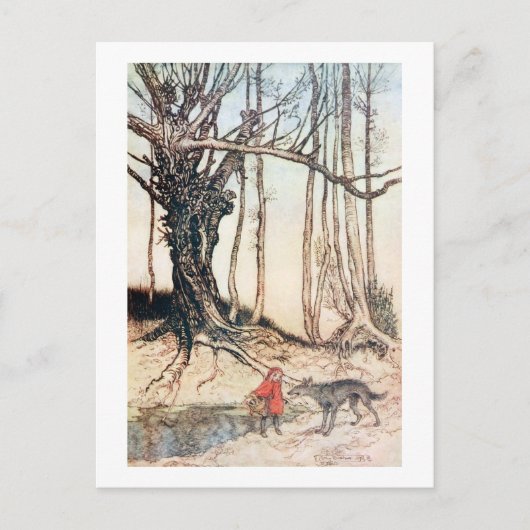 Red Riding Hood Briefkaart (Voorkant)