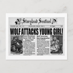 Red Riding Hood Briefkaart