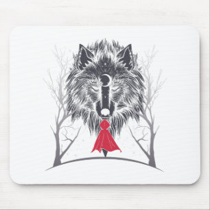 Red Riding Hood Costume Gif voor meisjes Muismat