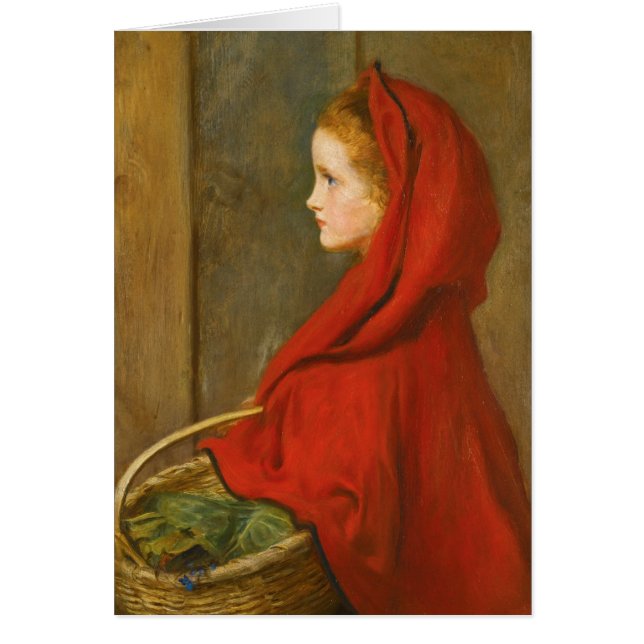 Red Riding Hood door Millais (Voorkant)