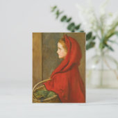 Red Riding Hood door Millais Briefkaart (Staand voorkant)