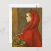 Red Riding Hood door Millais Briefkaart (Voorkant / Achterkant)