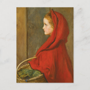 Red Riding Hood door Millais Briefkaart