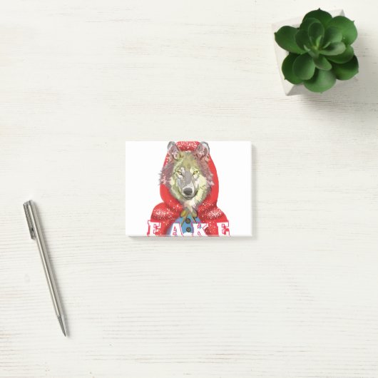 Red Riding Hood Fake Post-it® Notes (Kantoor)