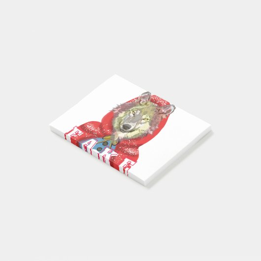 Red Riding Hood Fake Post-it® Notes (Schuin)