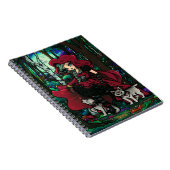 Red Riding Hood Girl Fairy Fantasy notebook Notitieboek (Rechterzijde)
