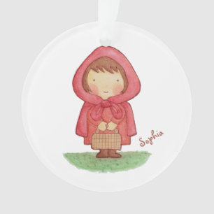Red Riding Hood Girls Room Persoonlijke versiering Ornament