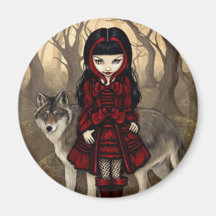 "Red Riding Hood in herfst" Magnet