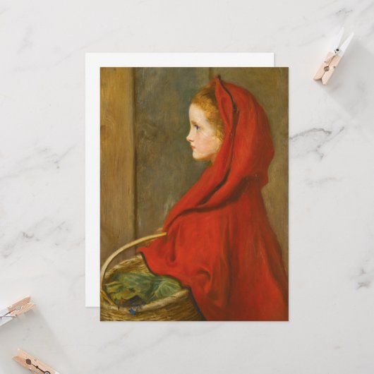 Red Riding Hood Kaart (Voorkant / Achterkant in situ)