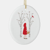 Red Riding Hood Keramisch Ornament (Rechts)