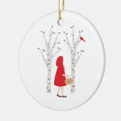 Red Riding Hood Keramisch Ornament (Links)