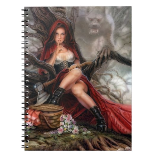 Red Riding Hood-laptops! Notitieboek (Voorkant)
