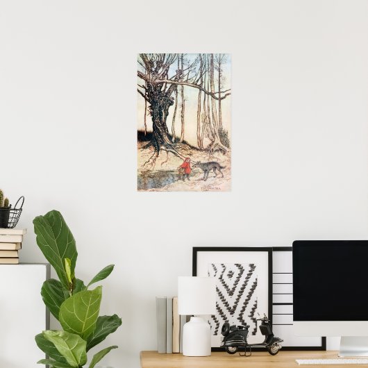 Red Riding Hood Poster (Thuiskantoor)